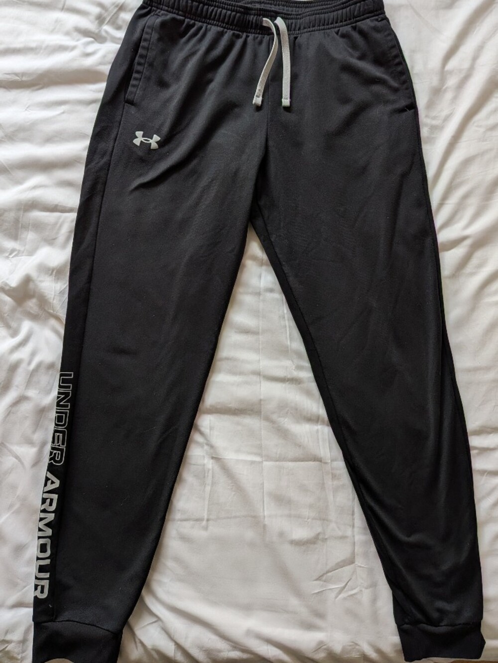 Under Armour Black Joggers with Gray Drawstring - Picture 3 of 6